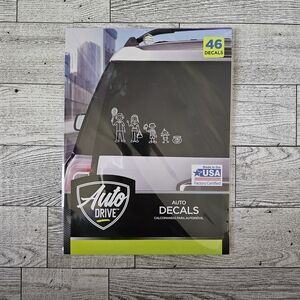 White Family Auto Decals